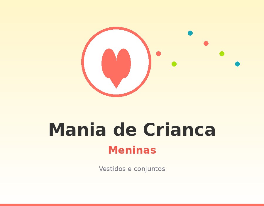 Vestidos e conjuntos infantis para meninas