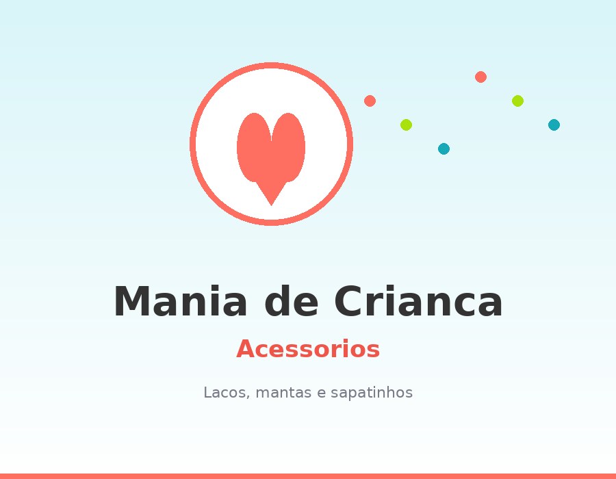 Acessórios infantis, laços e sapatinhos